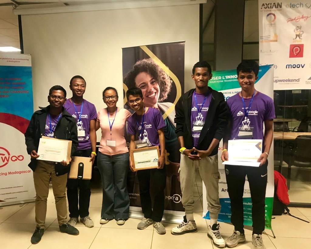 T-isera remporte l’édition locale du Global Startup Weekend AI Antananarivo 2018