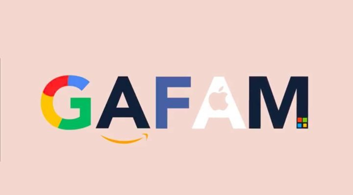 GAFAM, les géants du Web en un bloc de 5